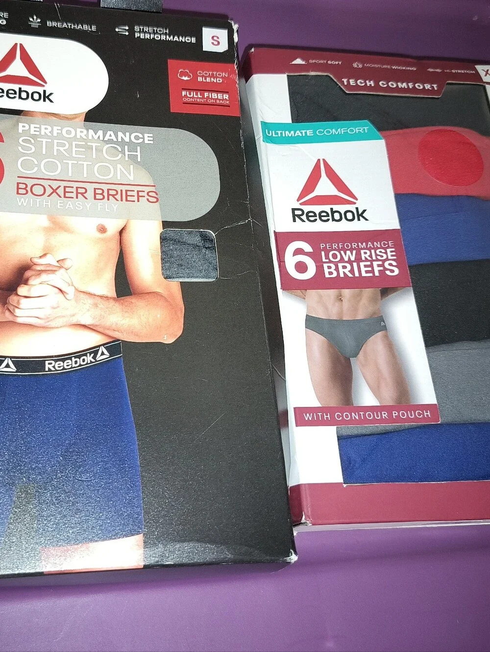 Reebok Men’s Boxer Bundle 2-Pack New in Box